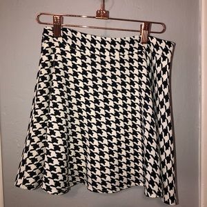 Black and white skirt